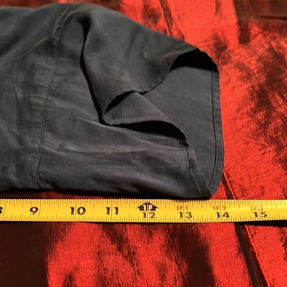 J.JILL  blue 100% modal rayon. CL. Button up with collar, v-neck - Picture 8 of 11